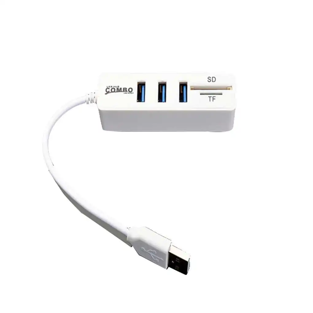

Разветвитель USB 2 0 на 3 порта, кардридер SD TF Micro SD, аксессуары для компьютера