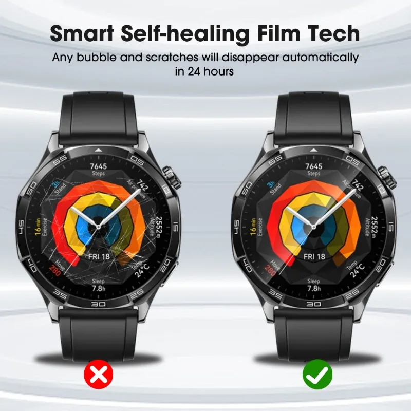 Фото Мягкая гидрогелевая пленка из ТПУ для Huawei Watch GT 5 GT5 41 мм 46 мм HD Прозрачная защитная пленка от царапин для Huawei GT5 Не стекло Новая №4