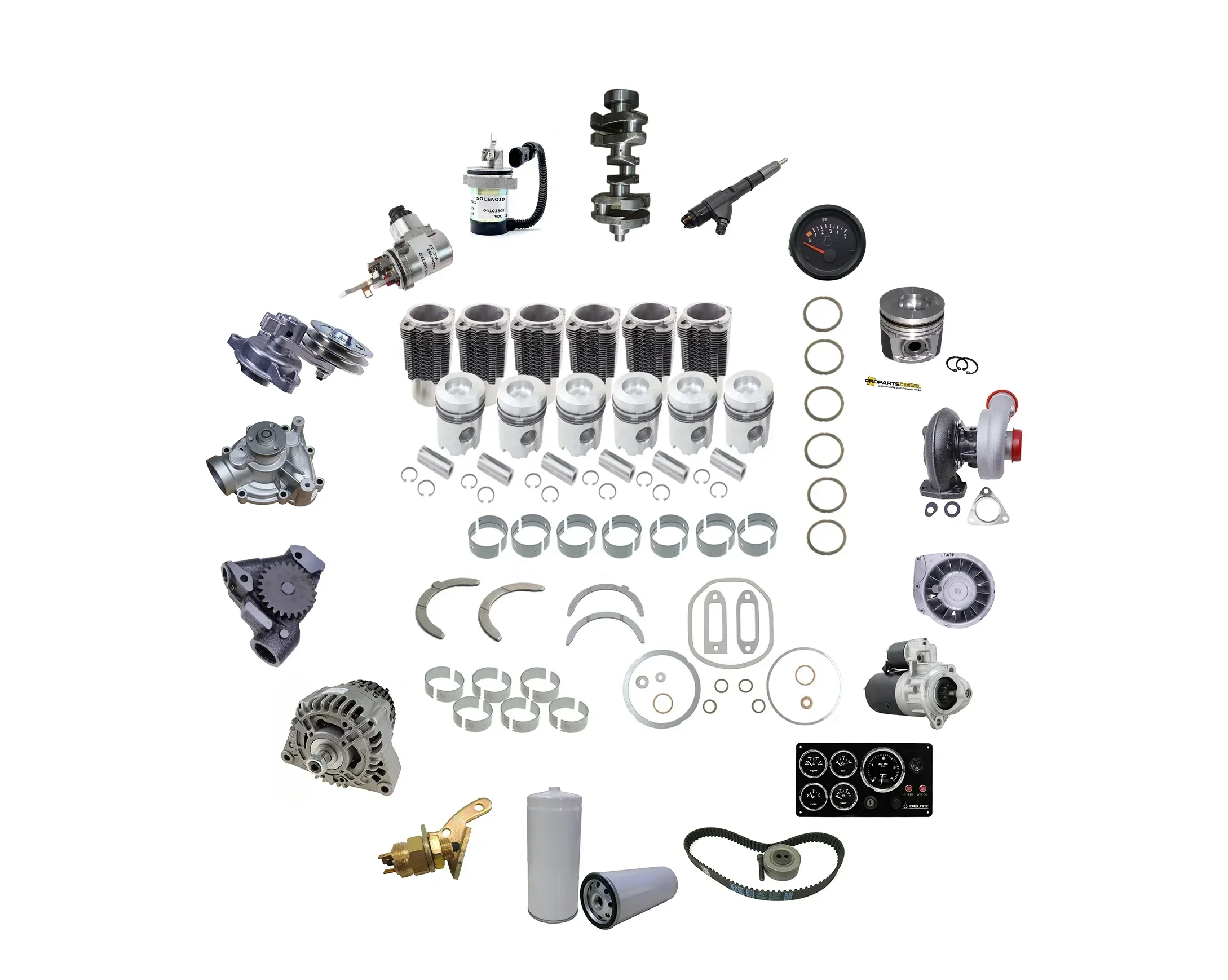 Послепродажный радиатор 450128 ST Dies el Запчасти для радиатора двигателя Lister Petter