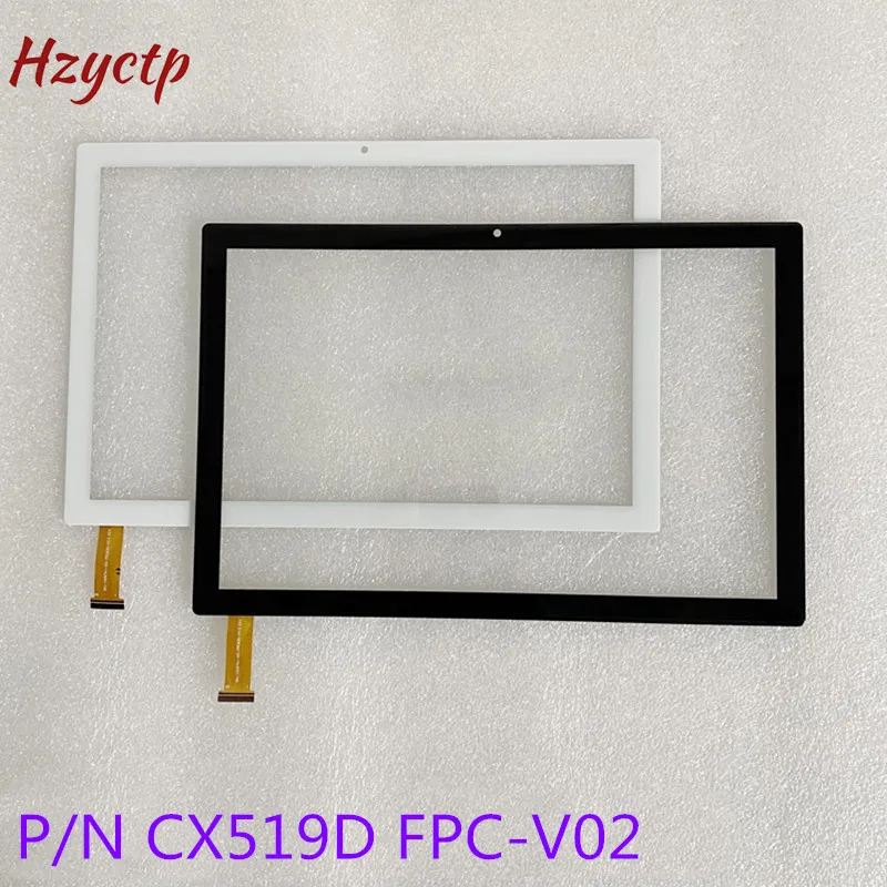 

White 10.1 inch Compatible P/N CX519D FPC-V02 Tablet Repair Capacitive Digitizer Touch Panel Sensor CX519DFPC-V02 Touch Screen