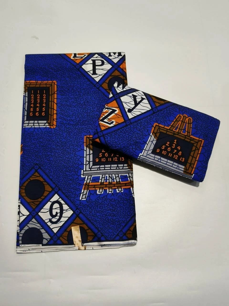 

New Design Ankara Fabric Real Wax Print 6 Yard 100% Cotton Original Veritable Wax Tissus Wax Patchwork Fabric For Dress Sewing