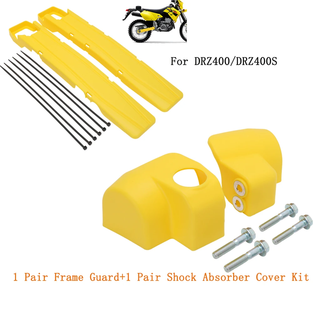 

Motorcycle Swingarm Swing Arm Protector Guard and Fork Shoes Cover Guard Protector For Suzuki DRZ400/DRZ400S All Year