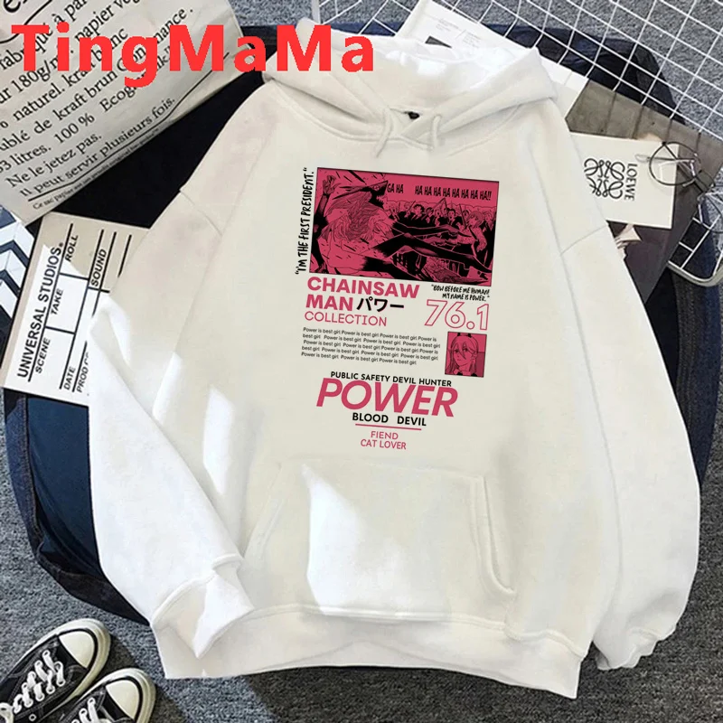

Chainsaw Man Makima Pochita hoodies women Korea anime streetwear hip hop women hoody clothing streetwear hip hop