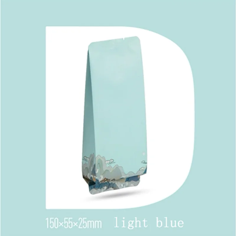 100 шт/лот новые пакетики для чая из алюминиевой фольги термопечать Упаковочные