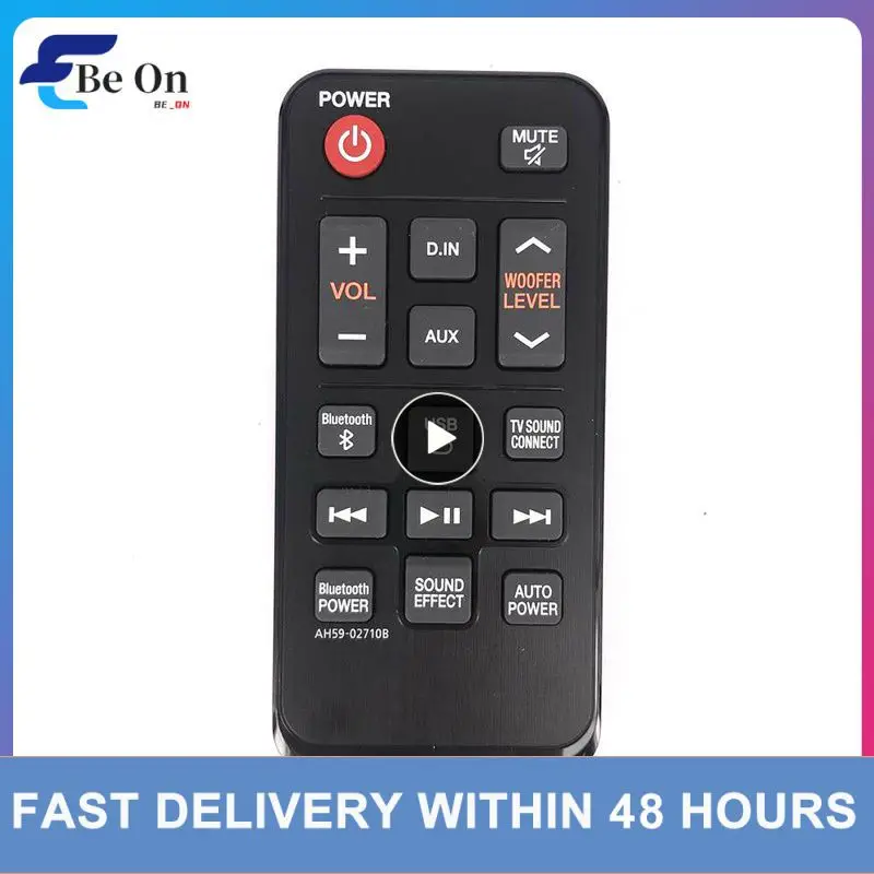 1~10PCS Audio Sound Bar AH59-02710B remote control Replacement for Samsung HW-J250 HW-JM25 ECHO Soundbar Remote Controller Black