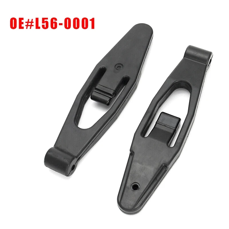 2 PCS Hood Latch Base L56-0001 23-13857 Black Rubber For Kenworth T300 T600 T800 W900 Peterbilt 357 367 377 378 379 388 389