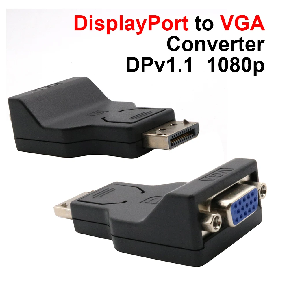 Конвертер DP(v1.1) в VGA 1080p адаптер штырь-гнездо 10 8 Гбит/с | Электроника