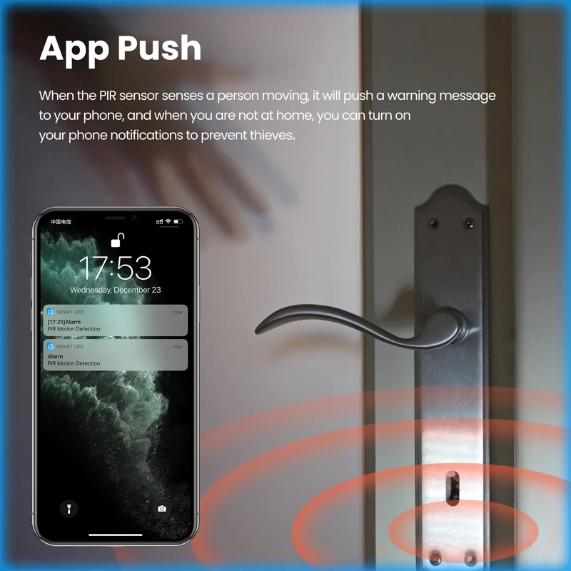 Датчик движения Aubess Zigbee интеллектуальный инфракрасный датчик присутствия