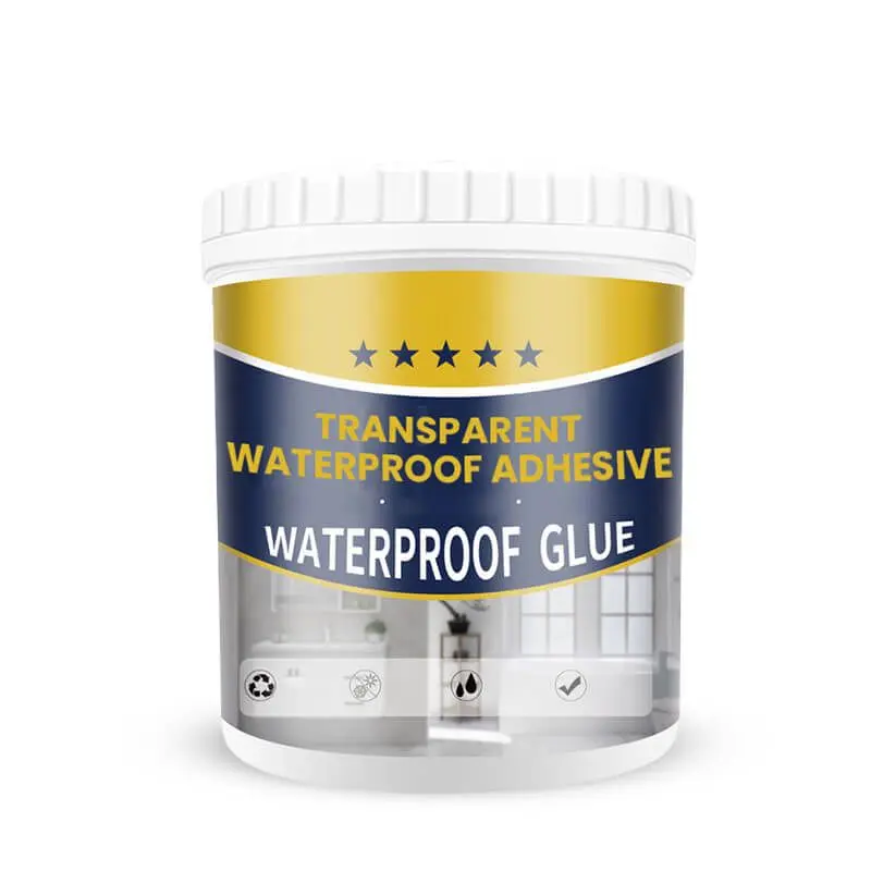 

Невидимый водонепроницаемый агент, прозрачное уплотнительное покрытие, 200 г, герметичный клей, прочный герметик, инструменты для ремонта туалета