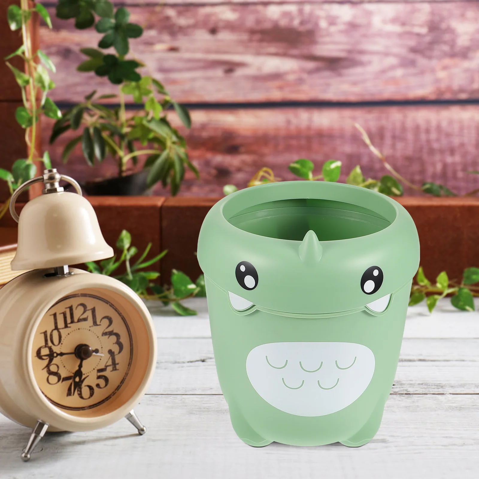 

Cartoon Dinosaur Garbage Can Wastepaper Basket Children's Room Trash Can