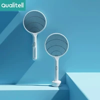 qualitell 2 in1 mosquito swatter anti lamp electric racket rechargeable killer usb trap electric mosquito killer lamp for xiaomi