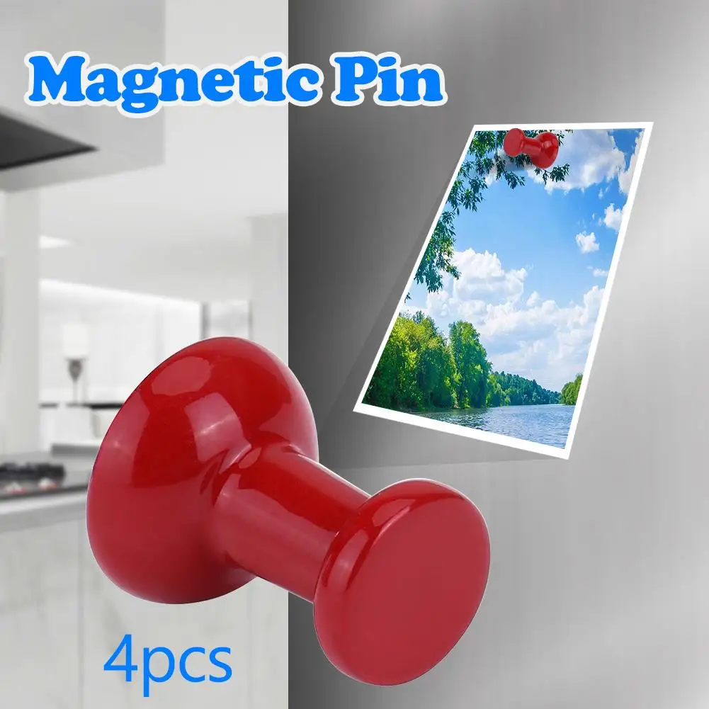 

4 шт., Магнитные Металлические колпачки на магните для холодильника