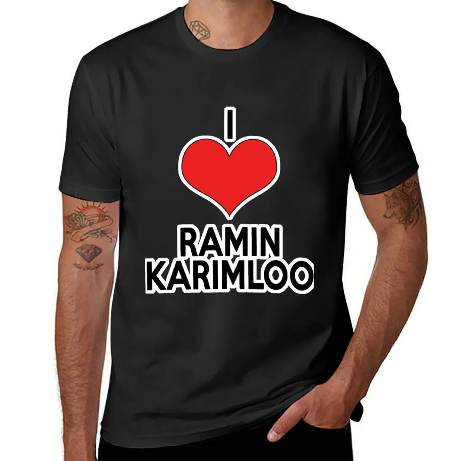 Футболка I Love Ramin Karimloo винтажная летняя футболка 2025 года для мужчин