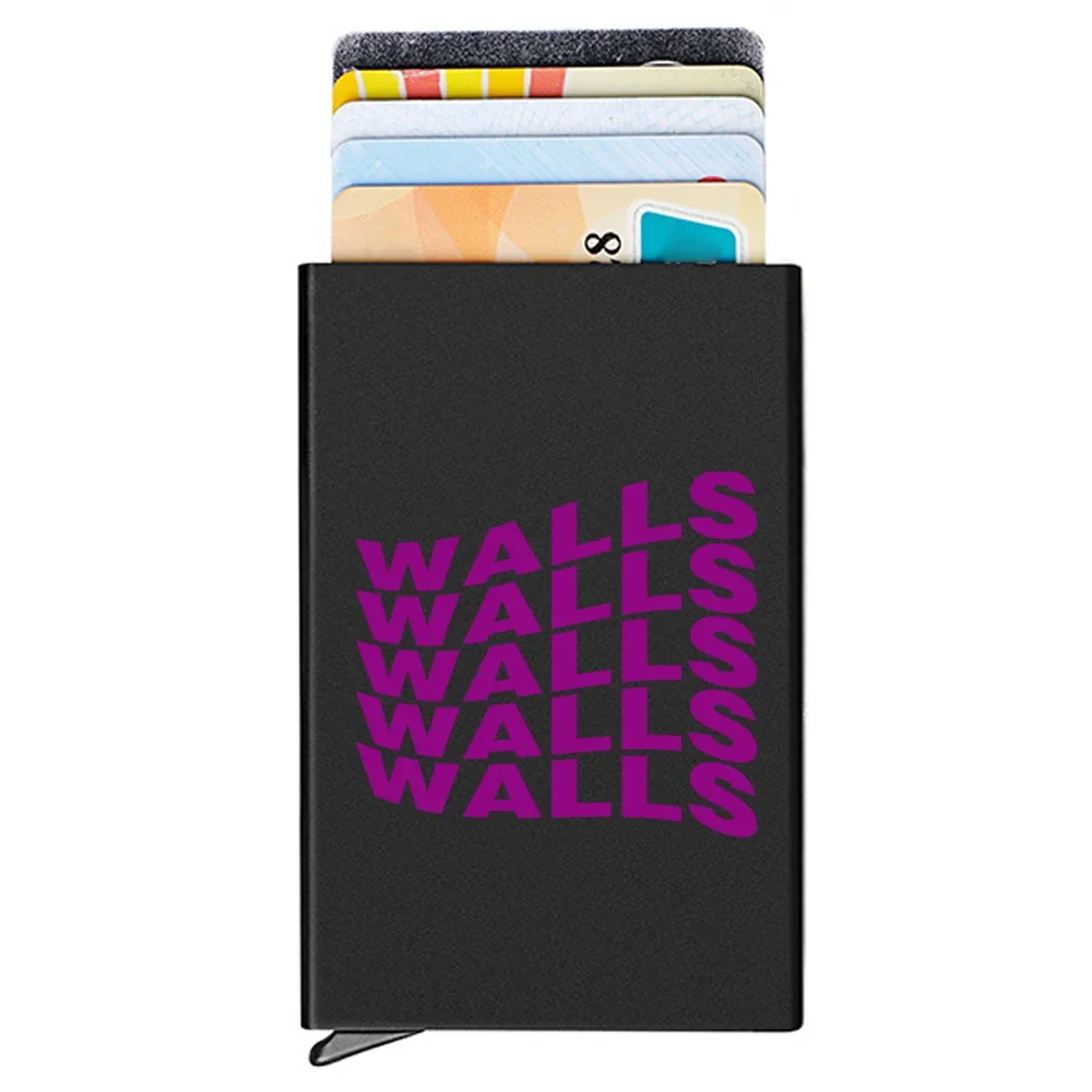 Противоугонная идентификационная кредитная карта минималистичные алюминиевые