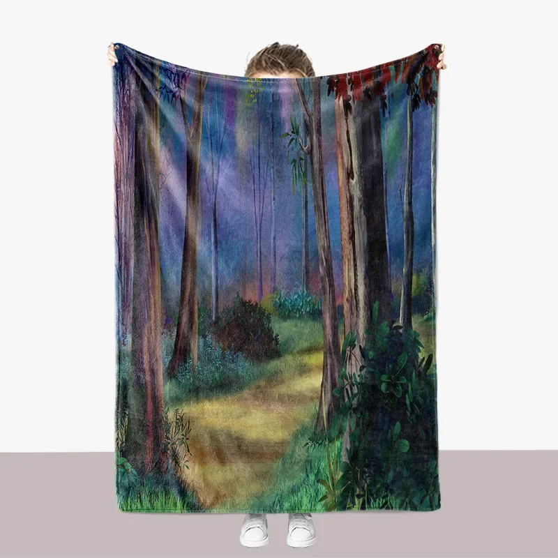 Magic and Wonderland Серия Мягкое Теплое Фланелевое Одеяло Королевский Размер