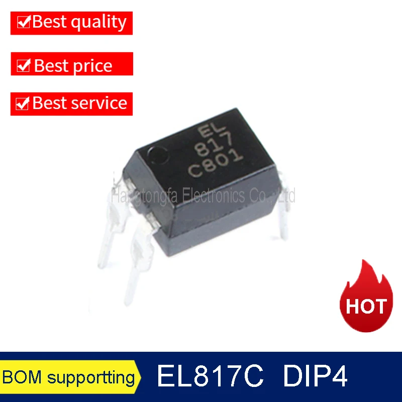 

100PCS/LOT EL817A EL817B EL817C EL817D PC817 DIP 4 SOP4 SMD Optocoupler Large Chips NEW