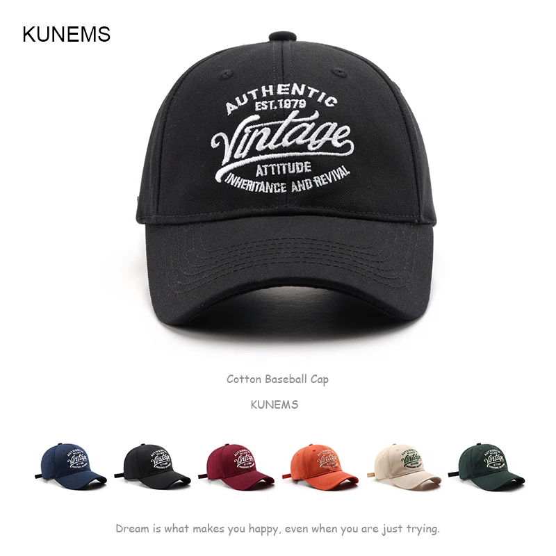 

KUNEMS Summer Sun Hat for Men and Women Letter Embroidery Baseball Cap Fashion Peaked Cap Outdoor Visor Trucker Hat Adult Unisex