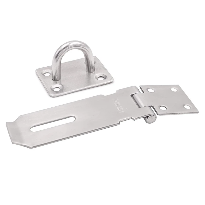 2 шт. 4-дюймовая защелка для навесного замка защитная дверная застежка замок