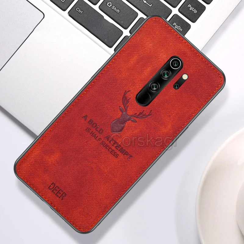 Чехол Деловой тканевый для Redmi 10 10C 9C NFC 9A 9AT 9 8 8A Note 11 11S 10S 8T 9S Pro POCO X3 GT | Мобильные