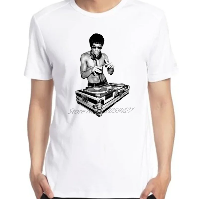 

Cool dj bruce lee poster Classic graphic t shirts Oversized T Shirt Short Sleeve t shirt for men Tees Tops Summer Men's clothing