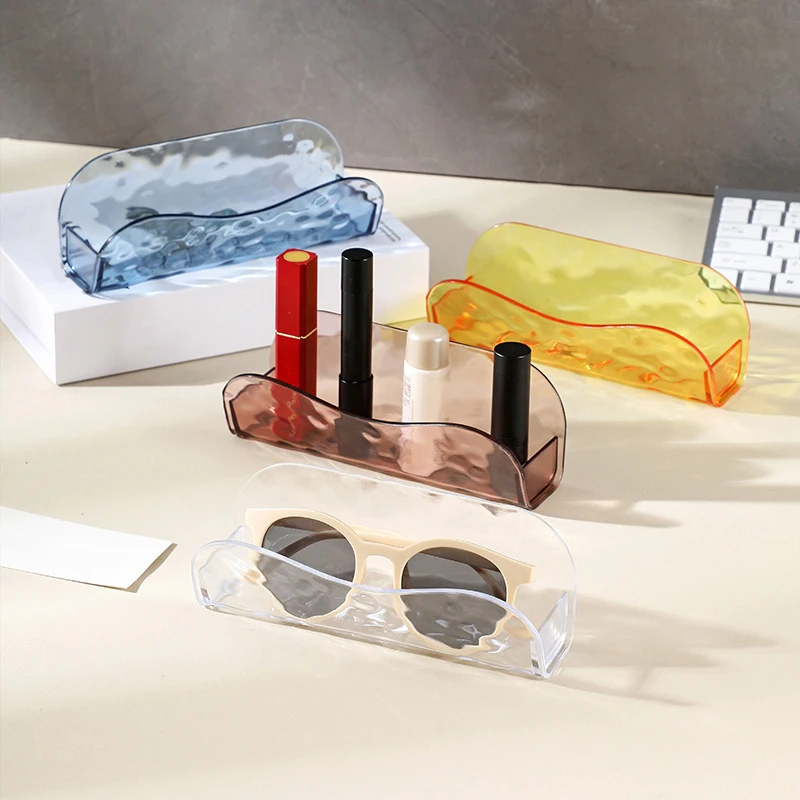 Настенный держатель для очков пластиковый органайзер хранения туалетных