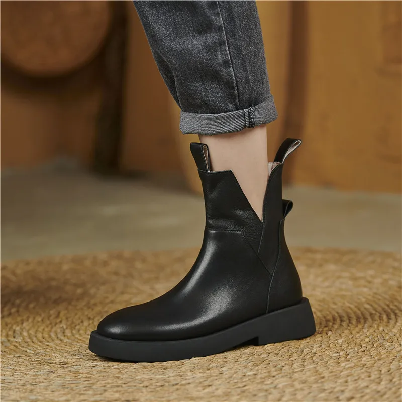 

2021 New Ladies Fashion Black Ankle Boots Women High Heel Platform Shoes Black Gothic Leather Punk Ankle Boots for Women