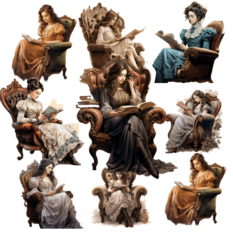 

Акварельные наклейки BLINGIRD «Виктория» для скрапбукинга