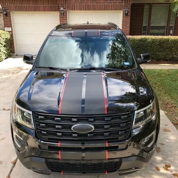 

Для Explorer GT350 Style 8 "Rally Stripe graphics