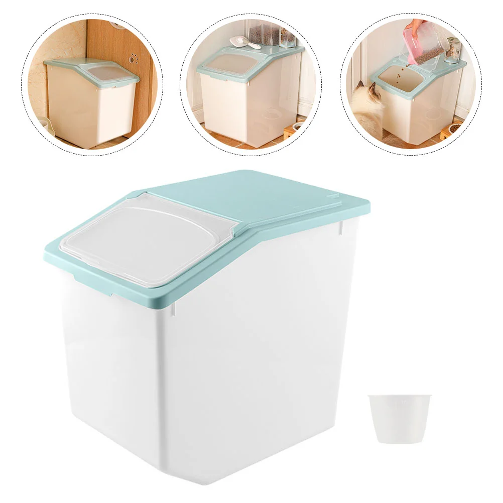 

1 комплект влагостойких контейнеров для еды для собак (синий)