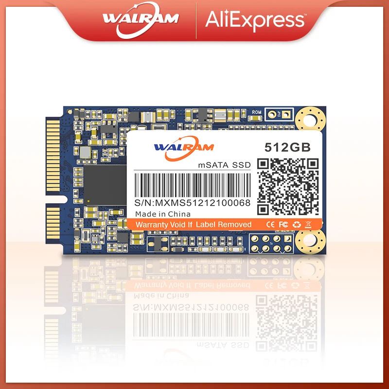 WALRAM SSD mSATA 64 Гб 128 ГБ 256 512 ТБ жесткий диск Внутренний твердотельный для настольного