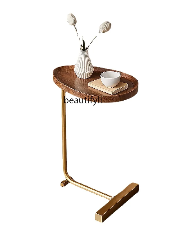 

zq Italian Light Luxury Side Table Living Room Sofa And Bedside Small Table Movable Side Table Creative Coffee Table Corner