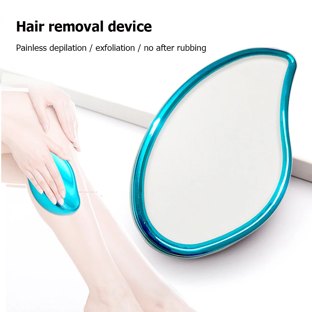 

Men Women Painless Crystal Physical Hair Removal Nanoglass Safe Epilator Arms Legs Body Exfoliating Beauty Epilation Tools