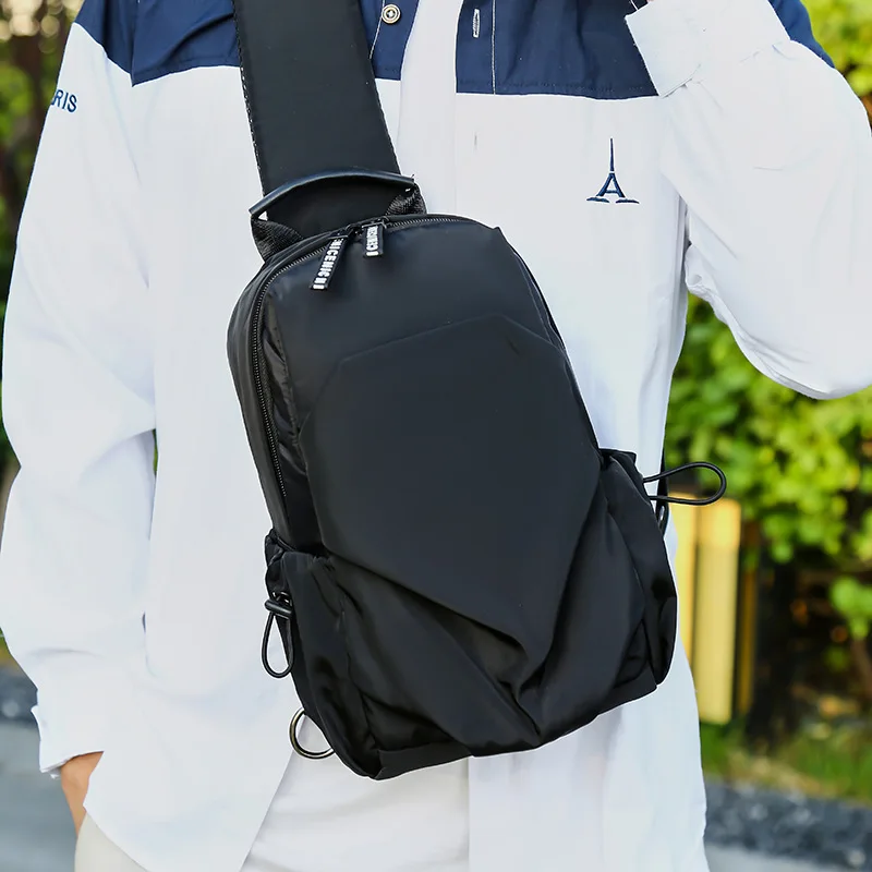 

Men 's Bag Waterproof Sports Car Chest Bag 's Single Shoulder Small Backpack Messenger Fashion Bag 2022 New Fashion Men