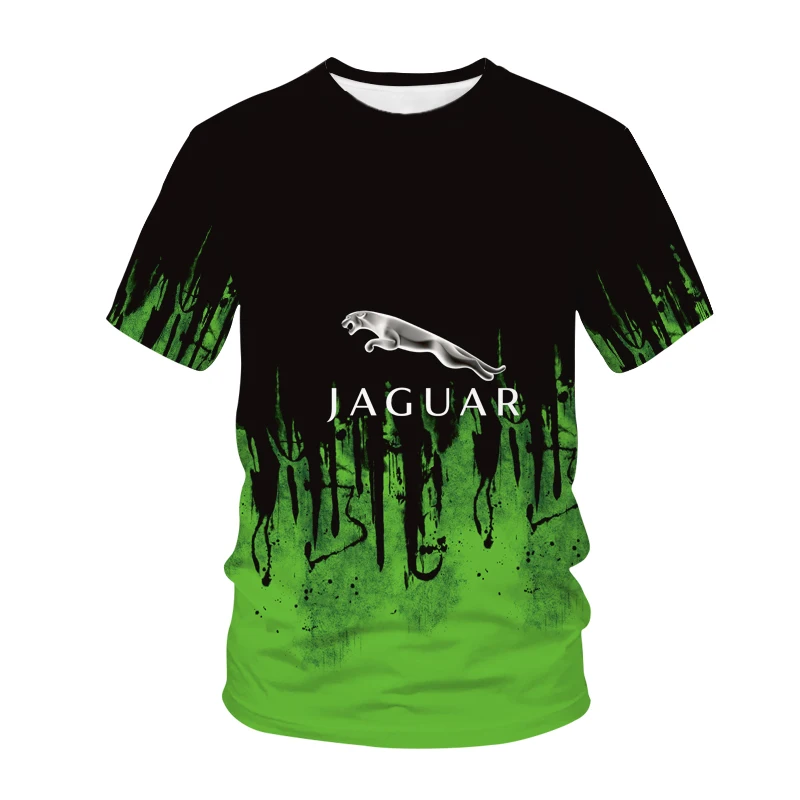 

Jaguar T-Shirts Racing Car 3D Print Streetwear Men Women Sports Fashion Oversized O-Neck T Shirt Kids Tees Tops Jersey Clothes