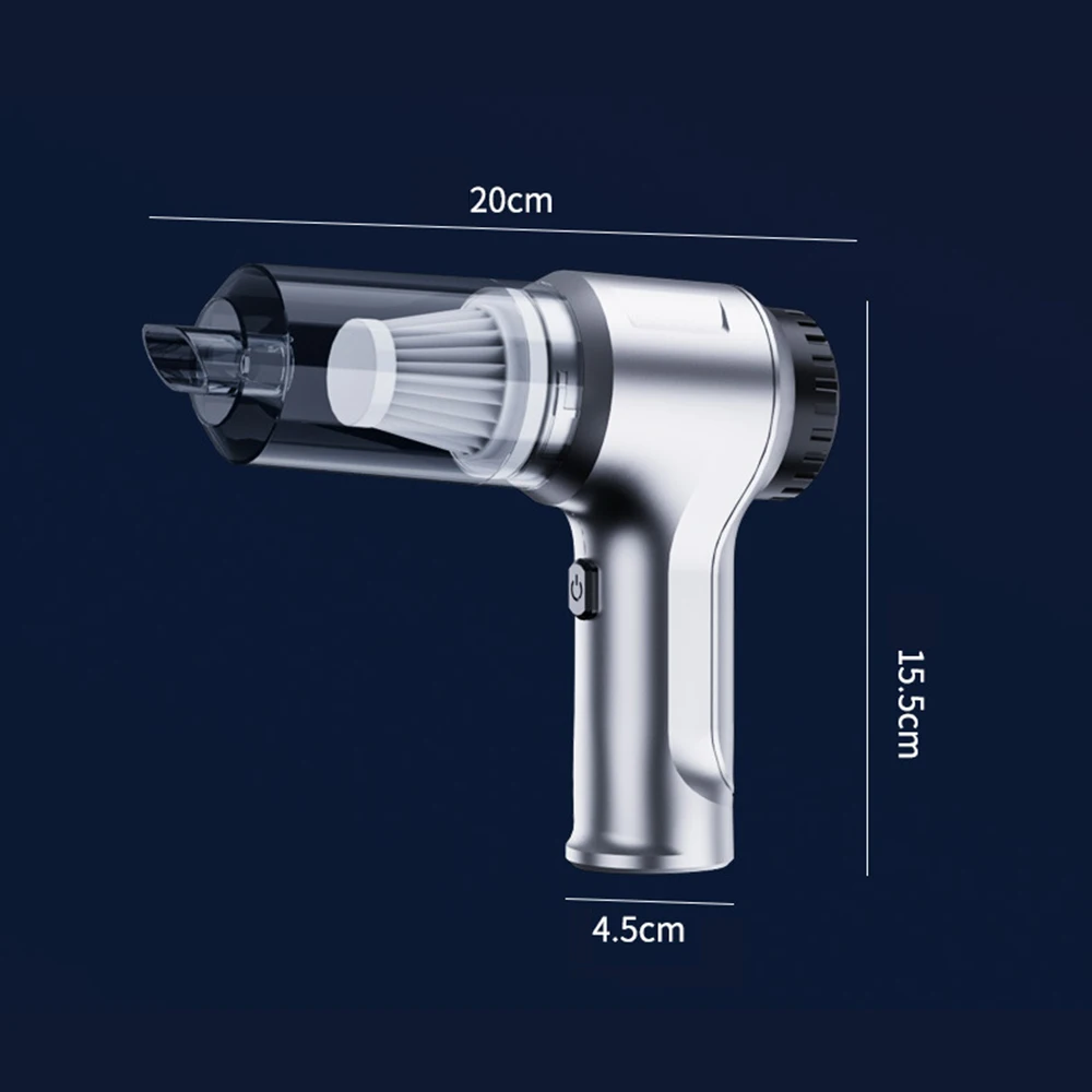 Беспроводной ручной мини-пылесос для автомобиля 11000 па 4 в 1