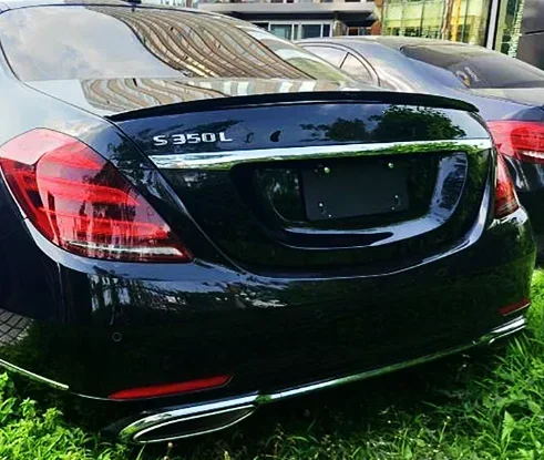 Для Mercedes Benz S-Class W222 S300 S350 S400 S500 S550 S63 4 двери 2014-2020 задний спойлер Комплект кузова