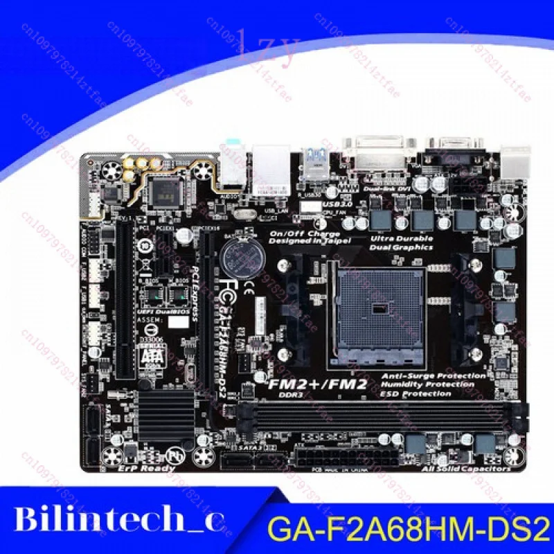 Фото Используется для GIGABYTE GA-F2A68HM-DS2 64G AMD DDR3 FM2+ M-ATX Тест материнской платы ок №1