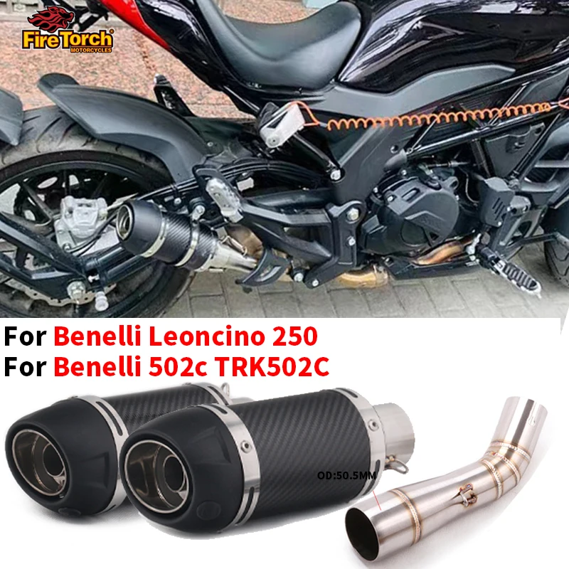 

Выхлопной глушитель Benelli Leoncino 250 TRK251 для Benelli 502c TRK502C полная система для мотоцикла