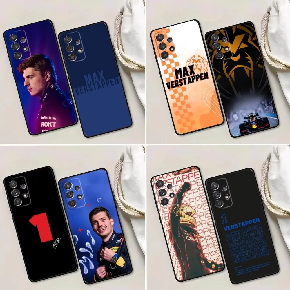 Чехол для телефона F1 Formula 1 M-Max V-Verstappen Samsung Galaxy A13 A21s A22 A31 A32 A52 A53 A71 A80 A91 Мягкий черный