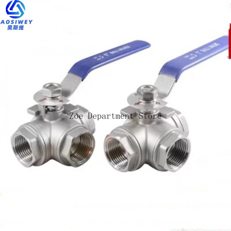 

Шаровой кран нержавеющая сталь 1/2 дюйма 3-х сторонний