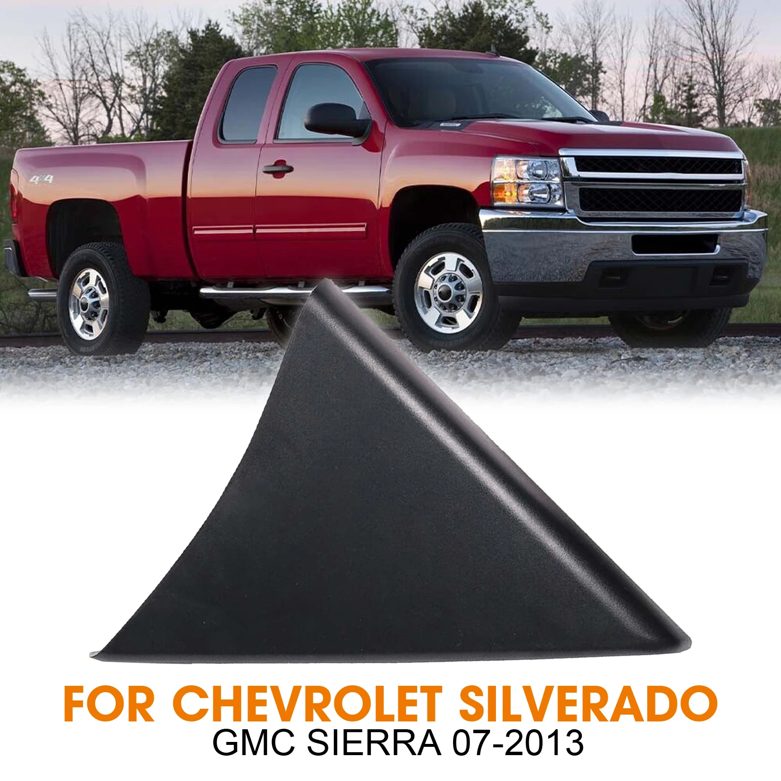 

1pc Black Front Door Upper Trim Panel Left or Right For Chevrolet Silverado GMC Sierra 25857294 25857289 Car Accessories