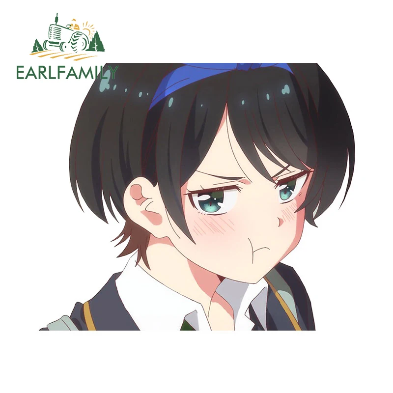 

EARLFAMILY 13 см x 11 см для Kaguya Sama любовь Смешные автомобильные наклейки автомобильные аксессуары устойчивые к царапинам подходящие RV наклейки JDM ...