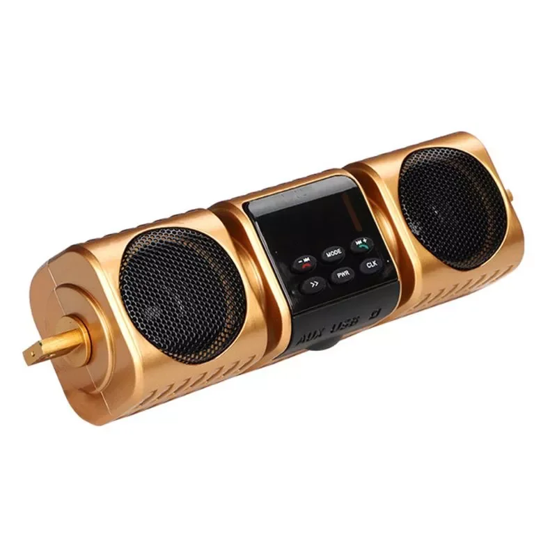 

Motorcycle Bluetooth Speaker Portable Waterproof Support TF Card AUX MP3 Player