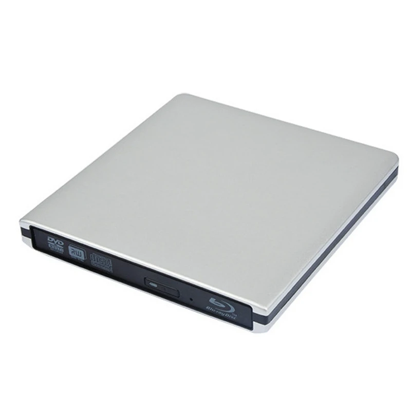 Алюминиевый ультратонкий внешний Привод Blu-Ray USB 3 0 устройство для записи blu-ray CD/DVD