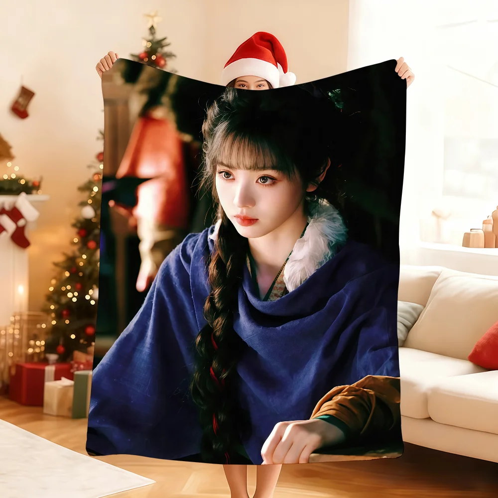 Фото Плед TV P-Pursuit of Jade Fan Changyu, мягкий плед для дома, спальни, дивана, пикника, путешествий, офиса, отдыха, подарок №2