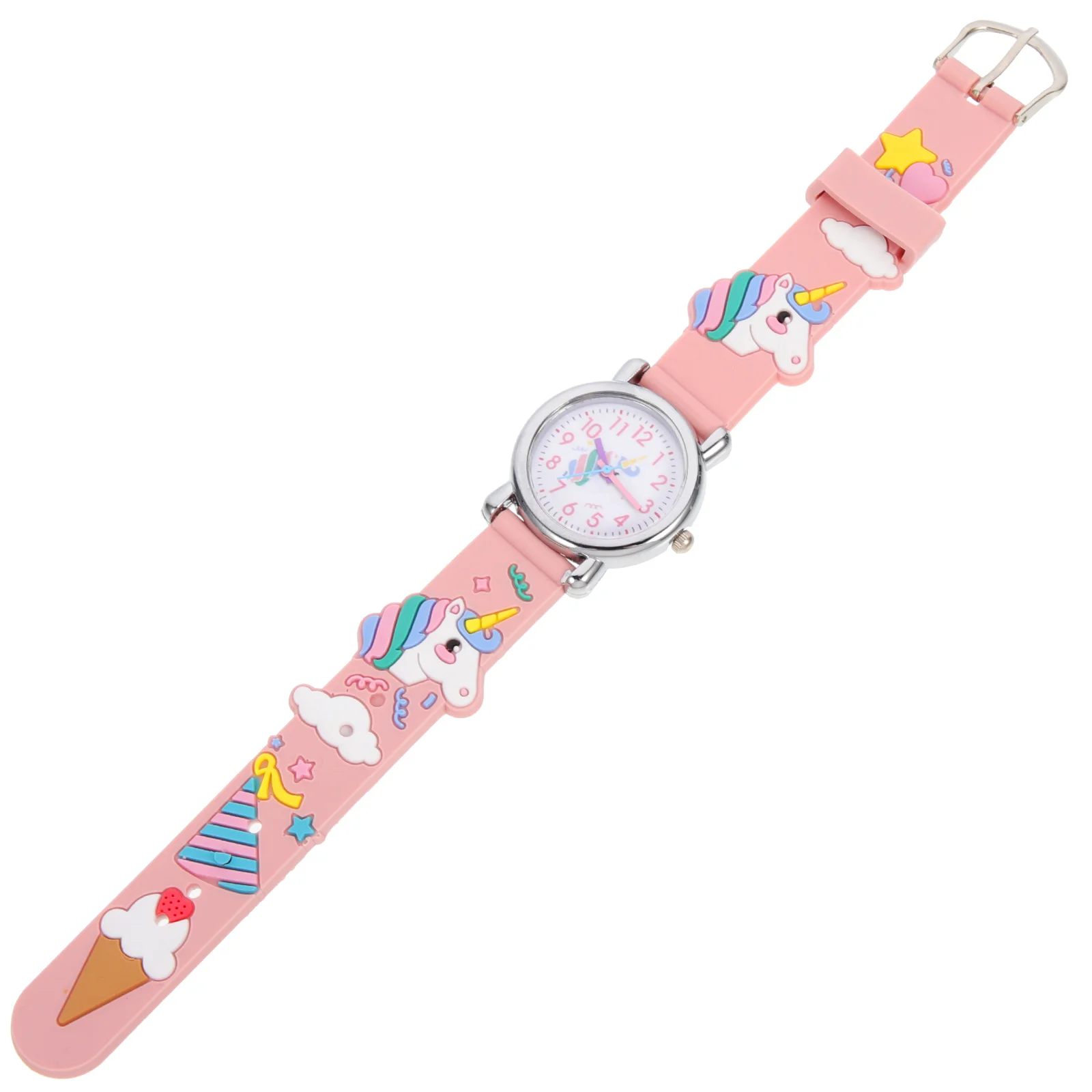 

Watch Kids Silicone Cartoon Wrist Toddlers Students Present Strap Kid Children Lovely Lightweight Portable Adorable Gift Pattern