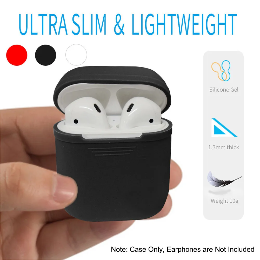 

Silicone Shock Proof Protector Sleeve Case Skin Cover Wireless Earphone Box for Apple AirPods 에어팟 프로 케이스 чехол для airpods