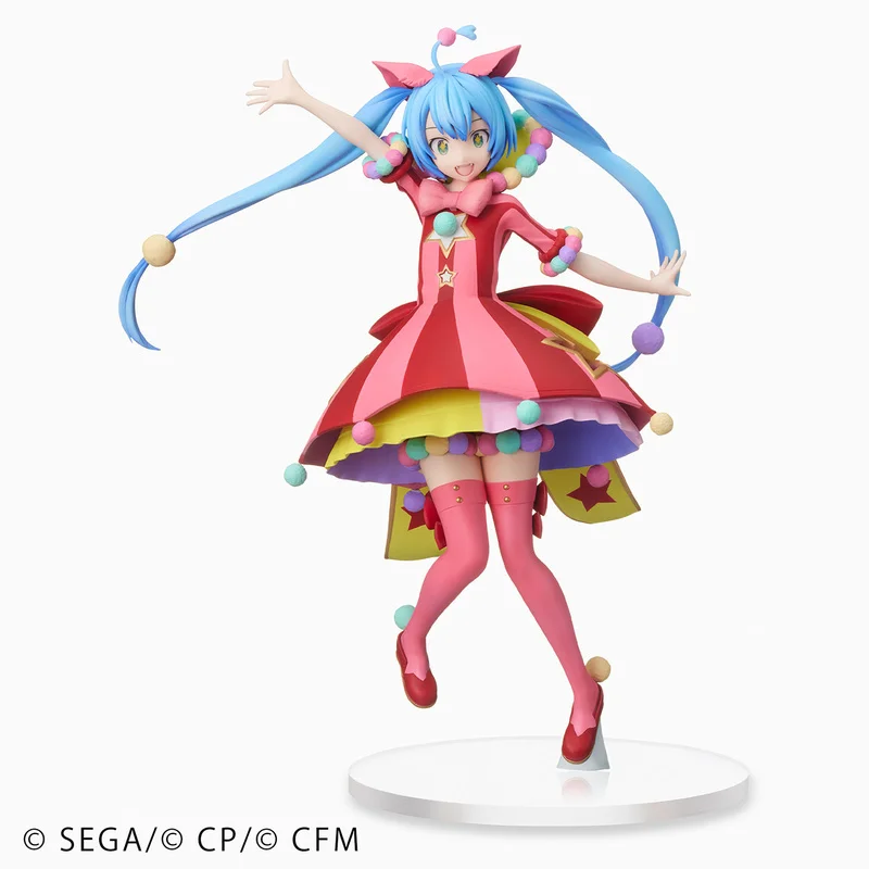 

SEGA Оригинал: кавайная девушка Мику Фэнтези чудо мир 21 см ПВХ фигура аниме модель игрушки коллекция кукла подарок