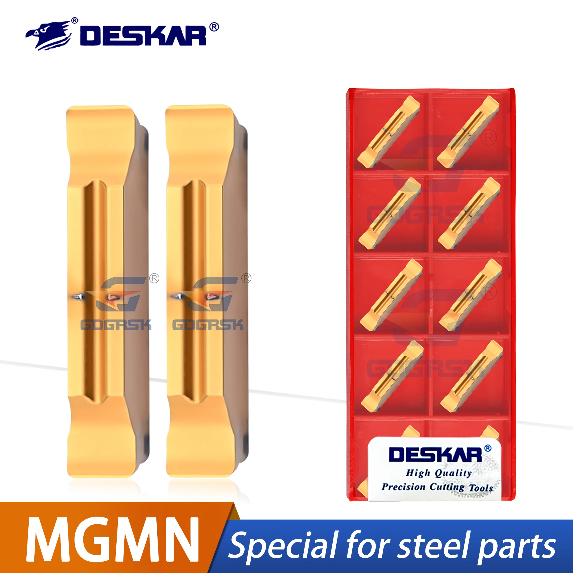 DESKAR 100% оригинальные лезвия для резки канавок, стальная часть MGMN300-JH LF6028 150 мм 200 мм 250 мм 300 мм 400 мм 500 мм 600 мм Нож для зерна