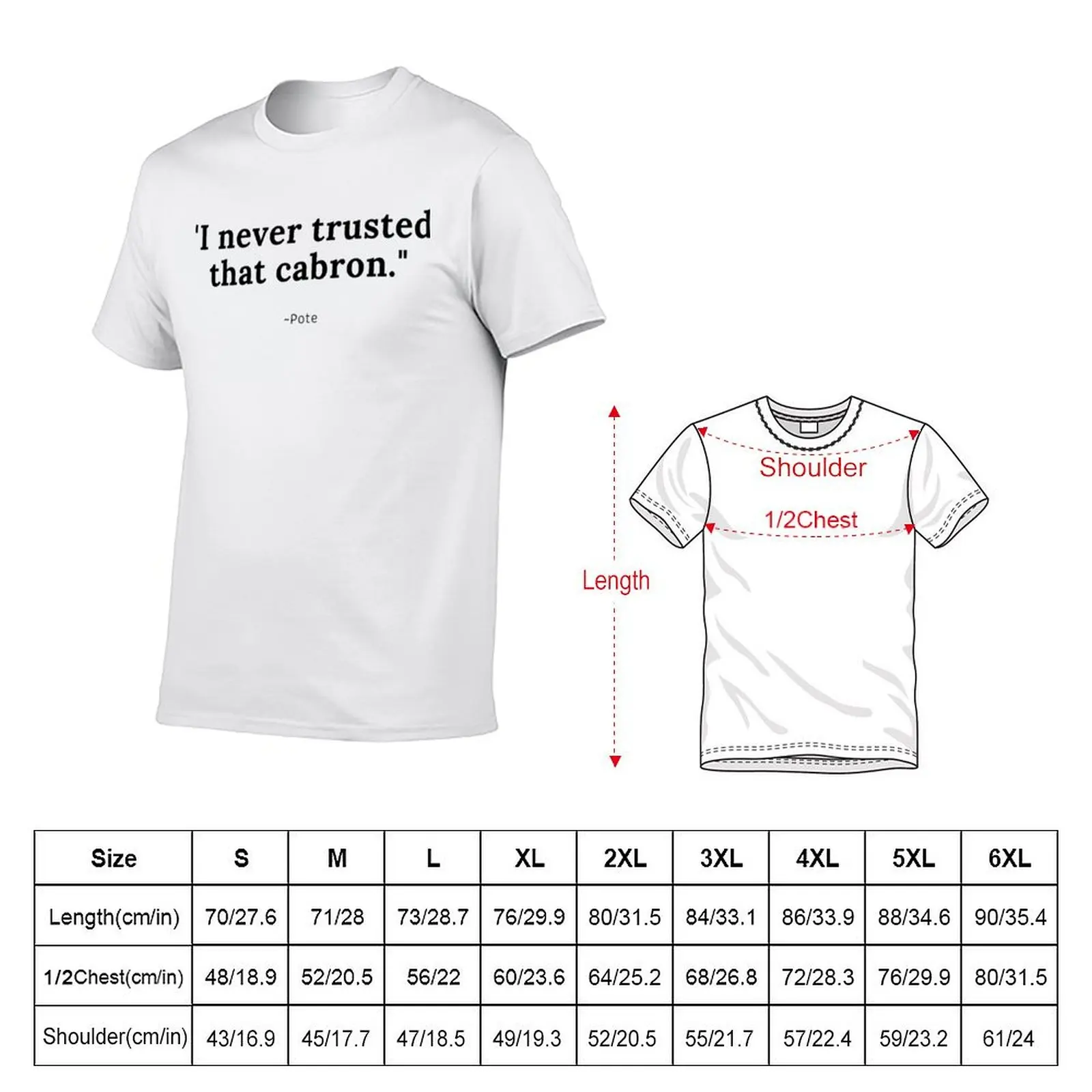 Фото Футболка Never Trust a Cabron Classic T-Shirt Performance Dry Fit №2